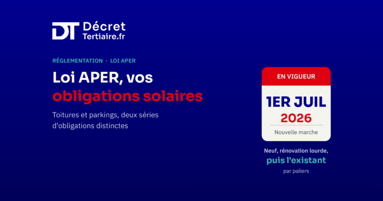 Loi APER, vos obligations solaires en toiture et parkings