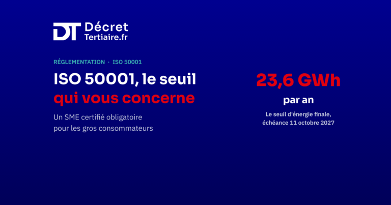 ISO 50001 obligatoire dès 2027 pour les gros consommateurs
