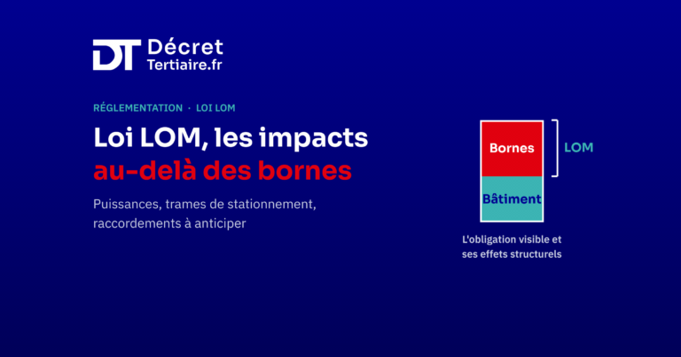 Loi LOM pour les bâtiments tertiaires, impacts au-delà des bornes