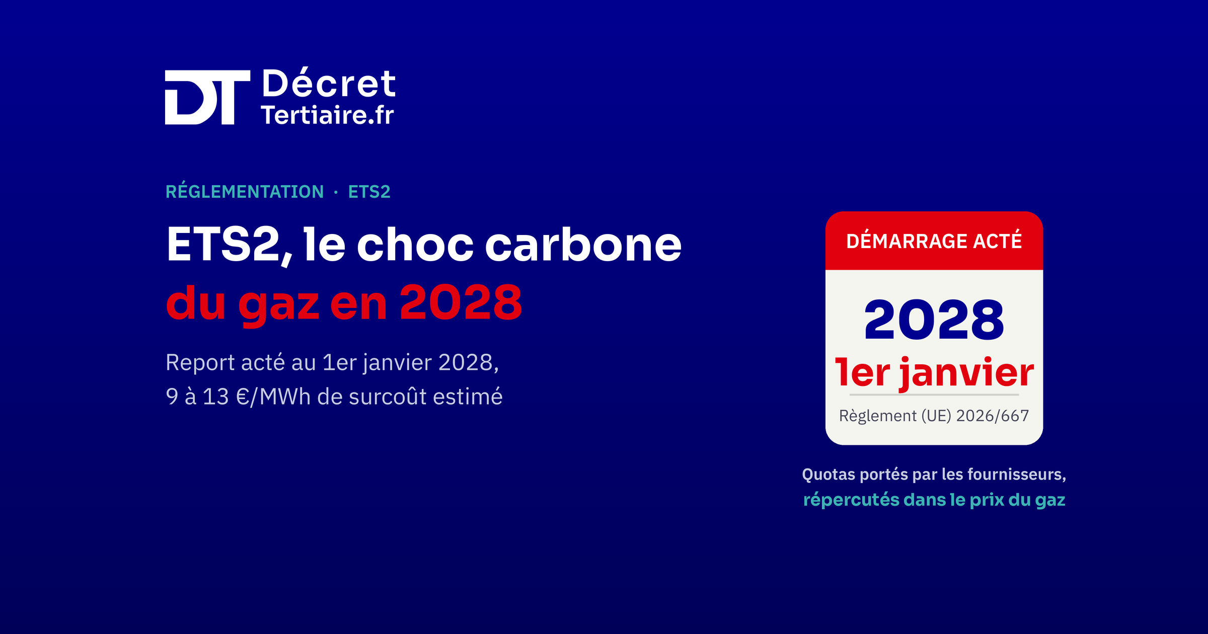 Décret Tertiaire, image d’en-tête