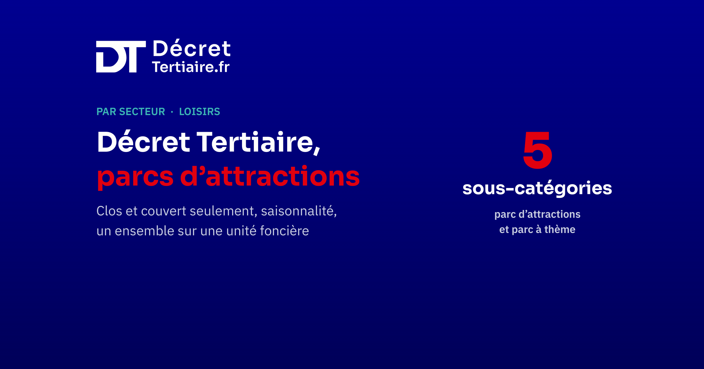 Décret Tertiaire, image d’en-tête