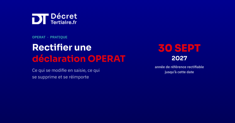 Décret Tertiaire, image d’en-tête